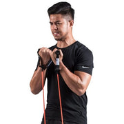 Level 2 Amber Sanctband Active Resiatance Band 3 in 1 Exercise Kit Mini Loop Band, Super Loop, Exercise Band - Sanctband USA