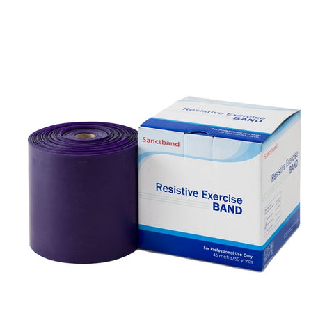 (Extra Heavy Level 5) Plum 50 Yard Sanctband Resistance Bands - Sanctband USA