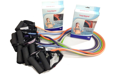 Sanctband Resistive Tubing with Handles (Blue Level 3 ) - Sanctband USA