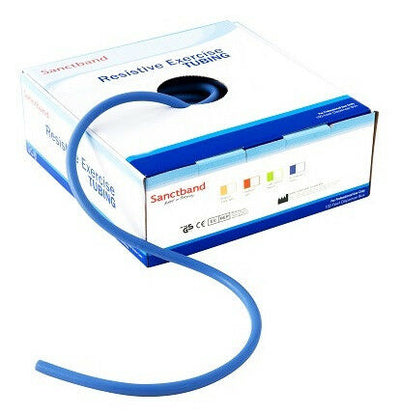 Resistance Exercise Tubing 100 FT ( Blue Heavy Level 4 ) - Sanctband USA