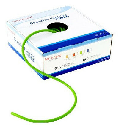 Resistance Exercise Tubing 100 FT ( Green Medium Level 3 ) - Sanctband USA