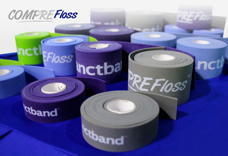 Comprefloss FlossBand - Level 2 Medium Blue, 1m X 2m Muscle Compression Band For Recovery & Mobility - View #9