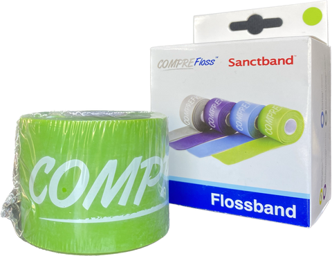 Comprefloss Flossband 2" X 2 Meter Green ( Light ) - Sanctband USA
