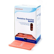 Resistance Band 30 Pieces Dispenser - 5 feet  ( Peach Extra Light) - Sanctband USA