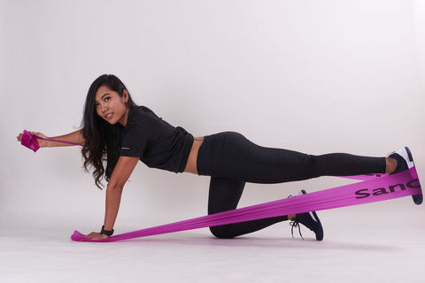 2.5 Meter Exercise Resistance Band 3 in 1 (Medium, Heavy, Extra Heavy) - Sanctband USA