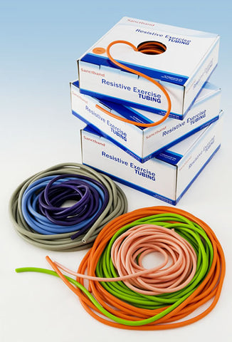 Resistance Exercise Tubing 100 FT ( Peach Extra Light Level 1 ) - Sanctband USA