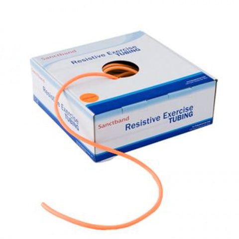 Resistance Exercise Tubing 100 FT ( Orange Light Level 2 ) - Sanctband USA