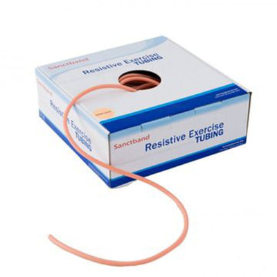 Resistance Exercise Tubing 100 FT ( Peach Extra Light Level 1 ) - Sanctband USA